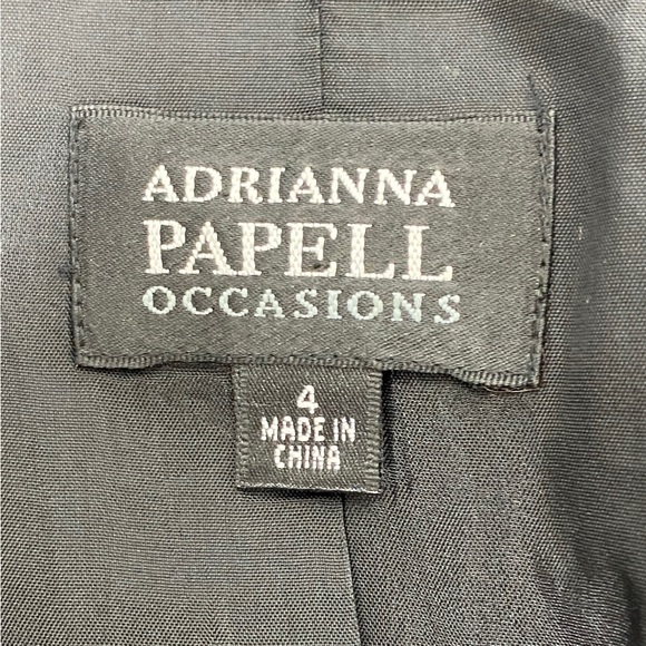 Adrianna Papell Occasions Crop Blazer Size 4 - Picture 7 of 8